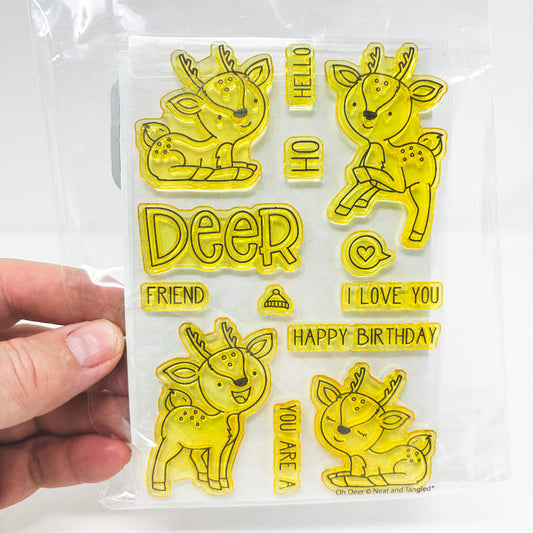 Oh Deer – Clear Stamp & Die Set by Neat and Tangled
