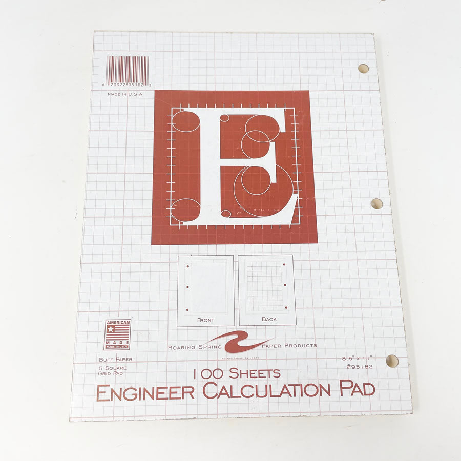 Roaring Spring 5x5 Grid Engineering Pad