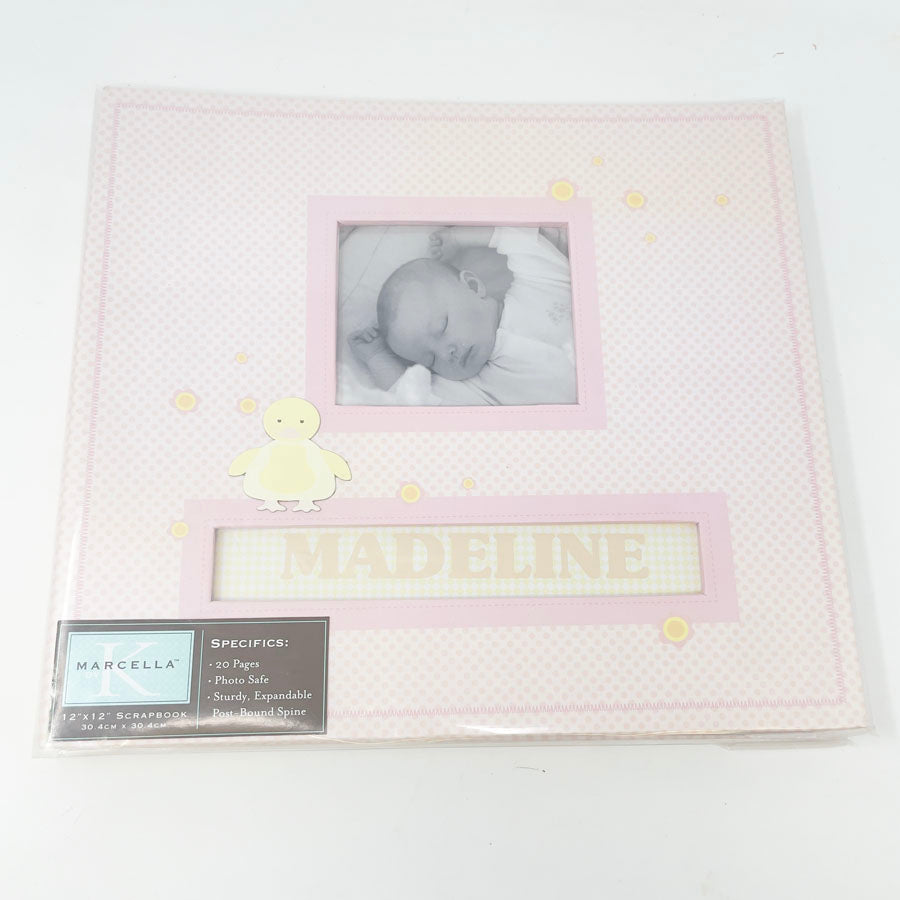 K&Co Marcella Pink Baby 12x12 Scrapbook