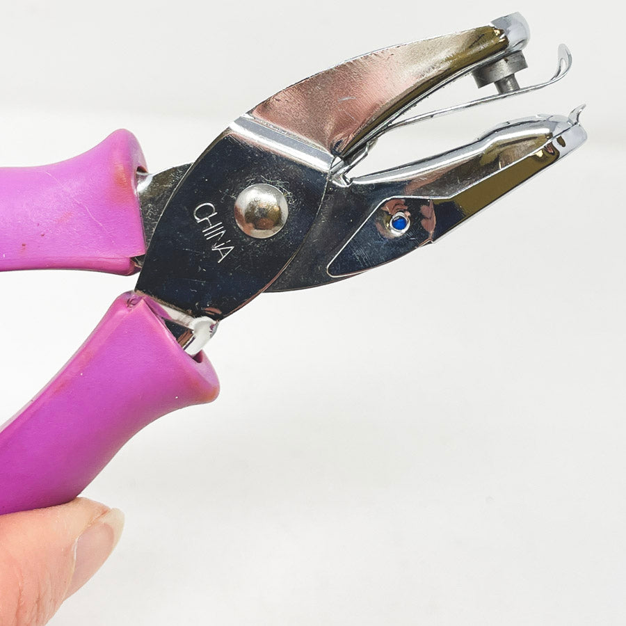 Fiskars Hand Held Hole Punches (worn handles)