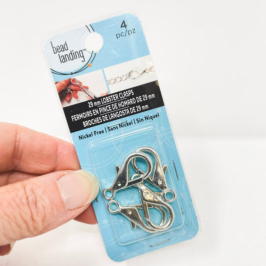 Bead Landing 29mm Lobster Clasps