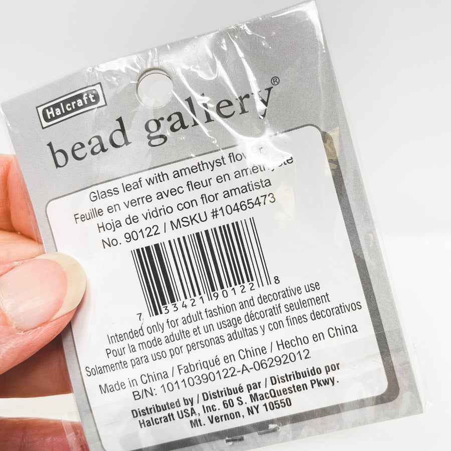 Bead Gallery Floral Glass Pendant