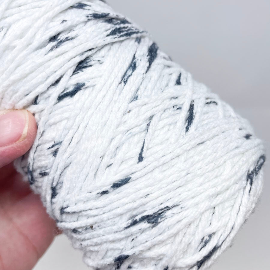 White and Gray Yarn Cone