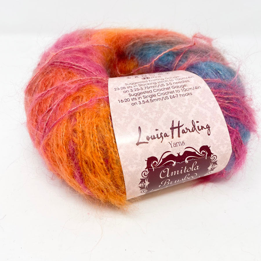 Louise Harding Yarn Amitola Brushed - Tangerine Dream