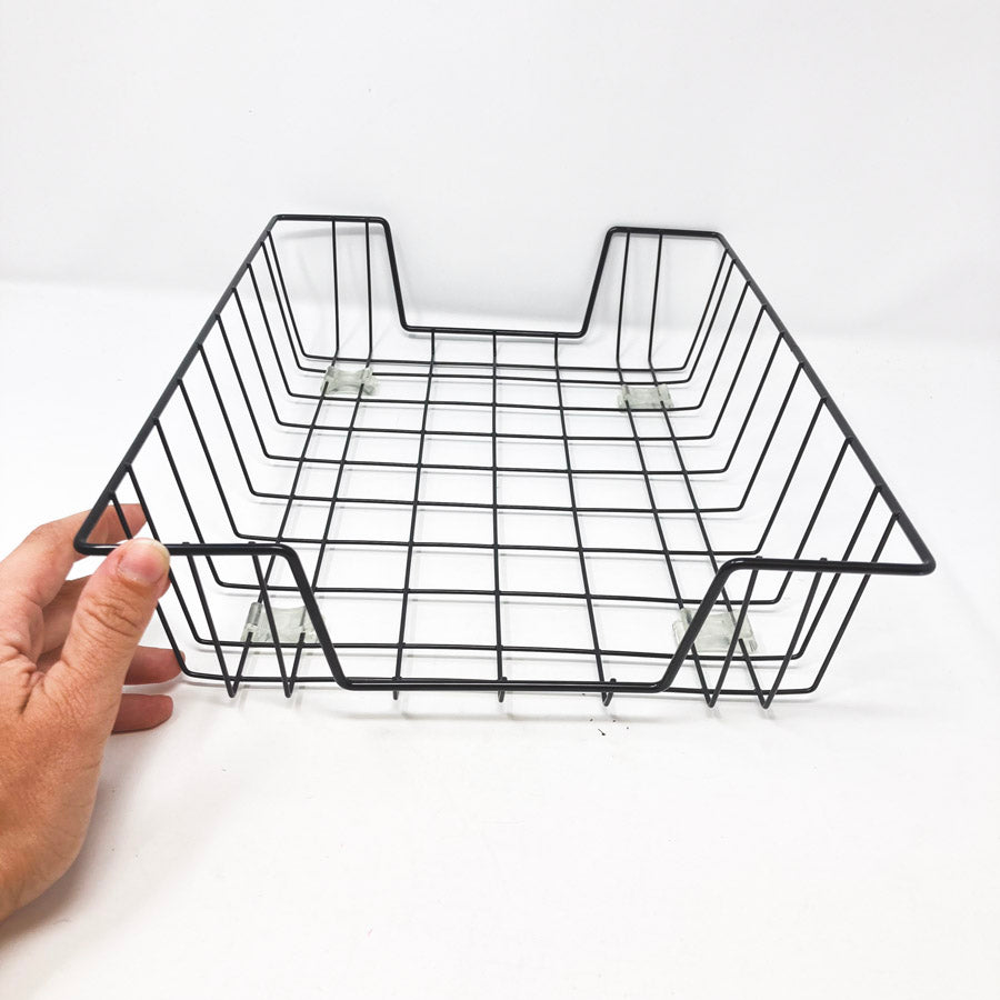 Black Wire Metal "In Box" Basket