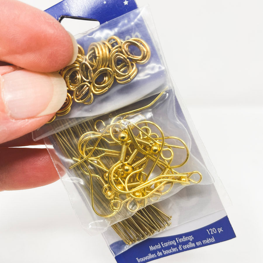 Blue Moon Beads Gold Earring Findings