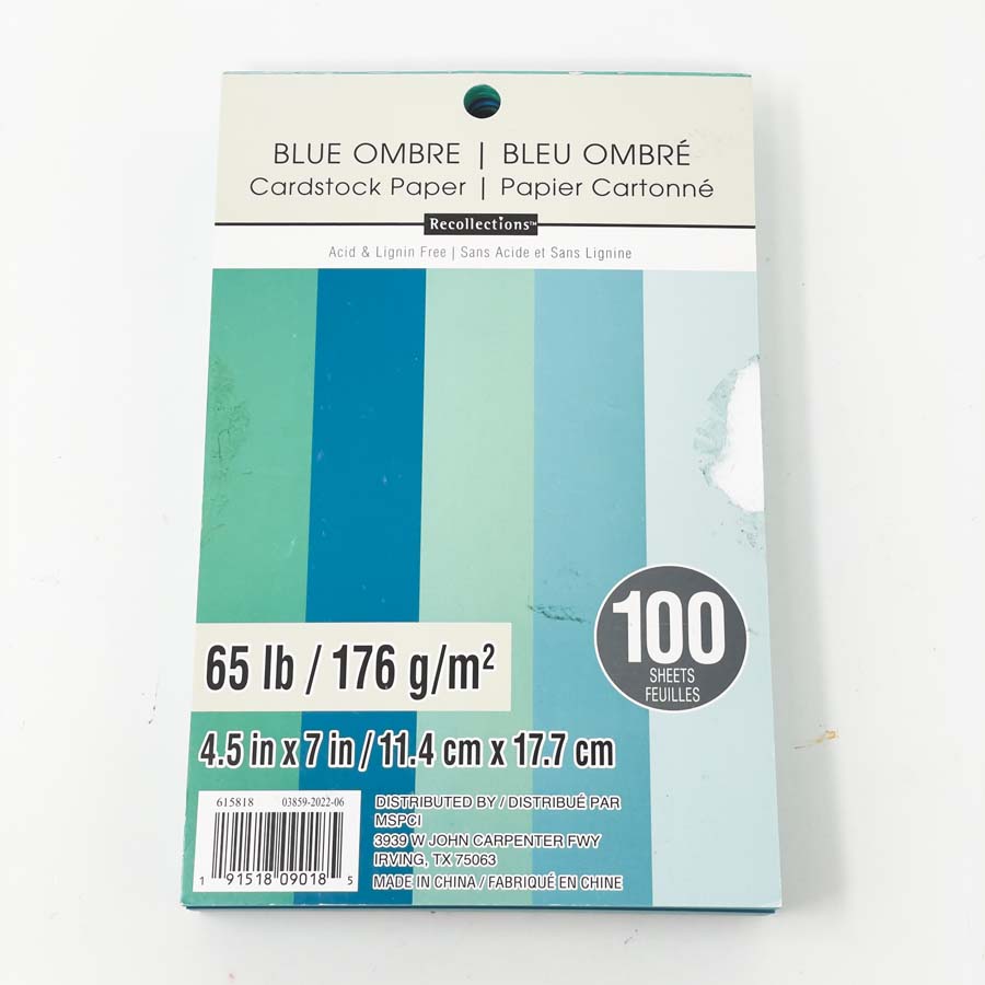 Recollections Ombre Cardstock Packs - 4.5" x 7"