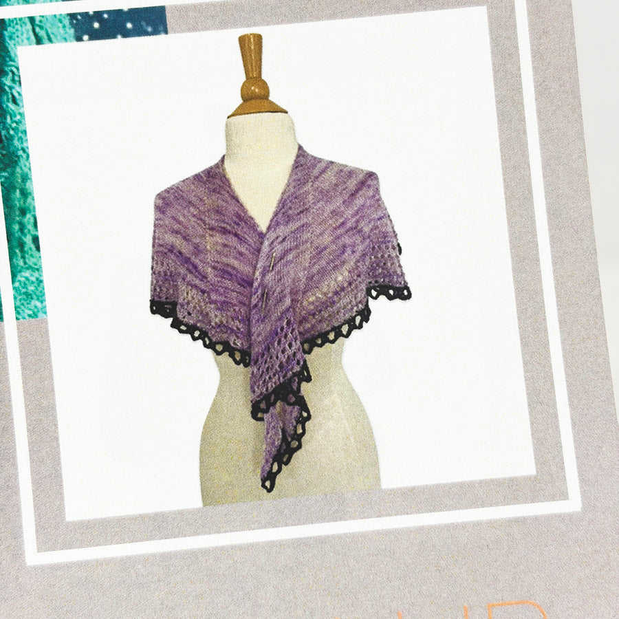 Knit Stars Chocolate Lily Shawl Kit