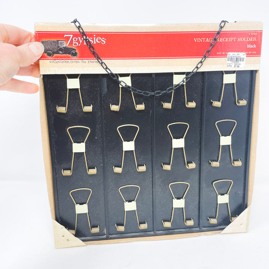 7gypsies Vintage Receipt Holder Tray
