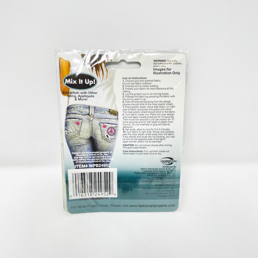 Fashion Art Iron on Rhinestones