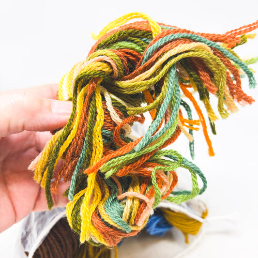 Bundle of Tapestry Wool and Crewel Yarn