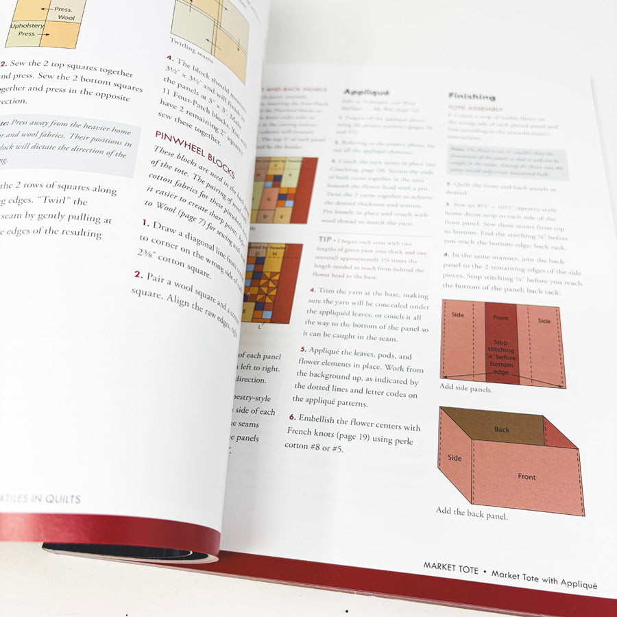 The Art of Mixing Textiles in Quilts Book by Lynn Schmitt