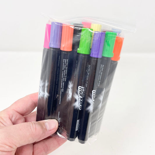 Marvy Uchida Brush Tip Fabric Markers (18)