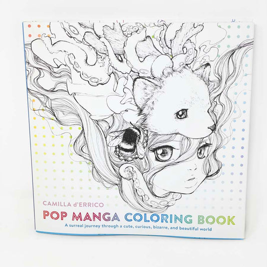 Pop Manga Coloring Book by Camilla d'Errico