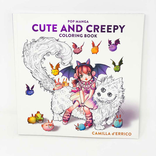 Pop Manga Cute and Creepy Coloring Book by Camilla d'Errico
