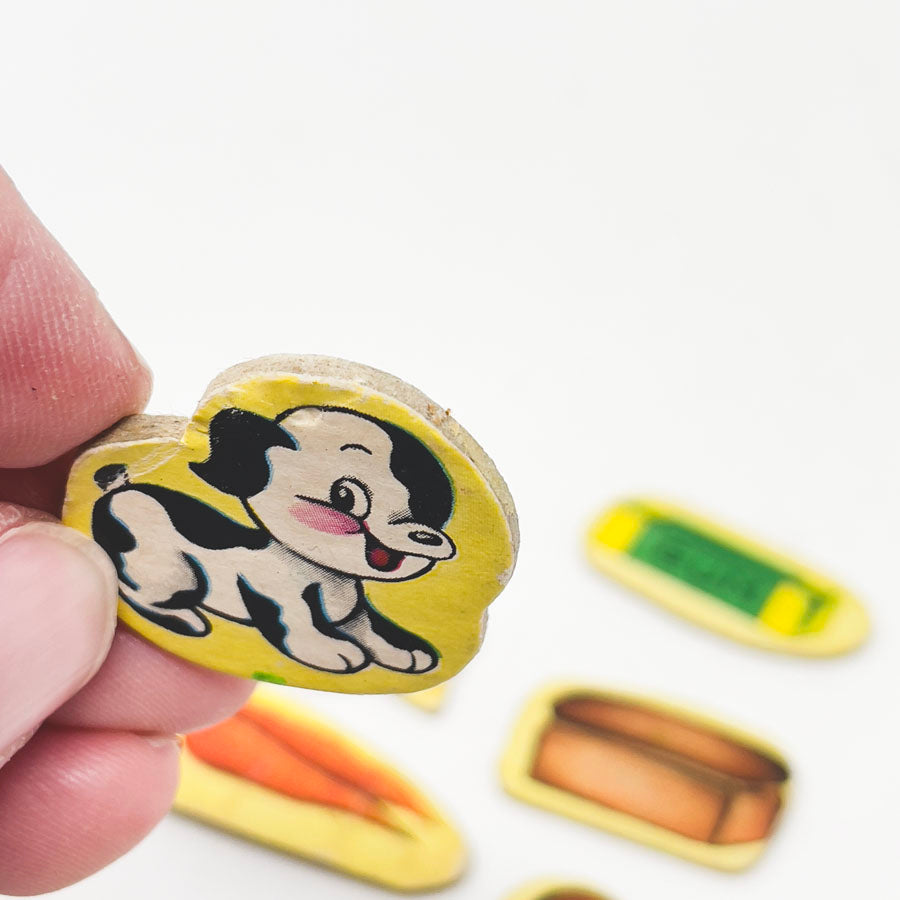 Vintage Food Toy Pieces