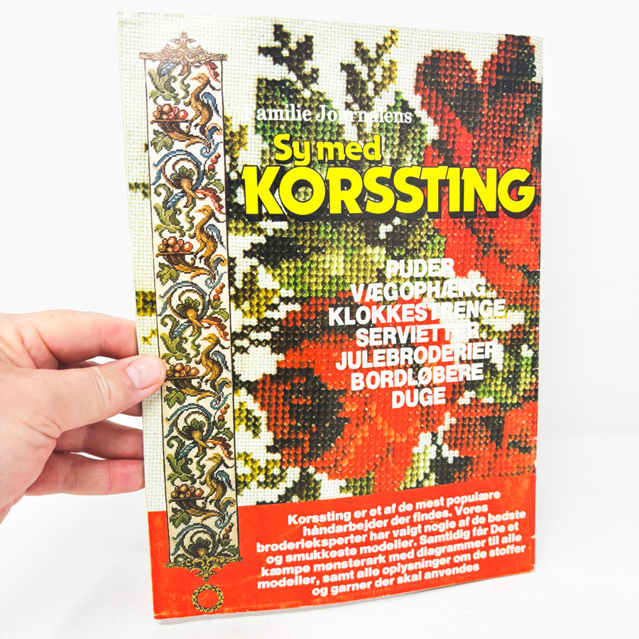 Vintage 1975 Danish Cross-Stitch Pattern Book