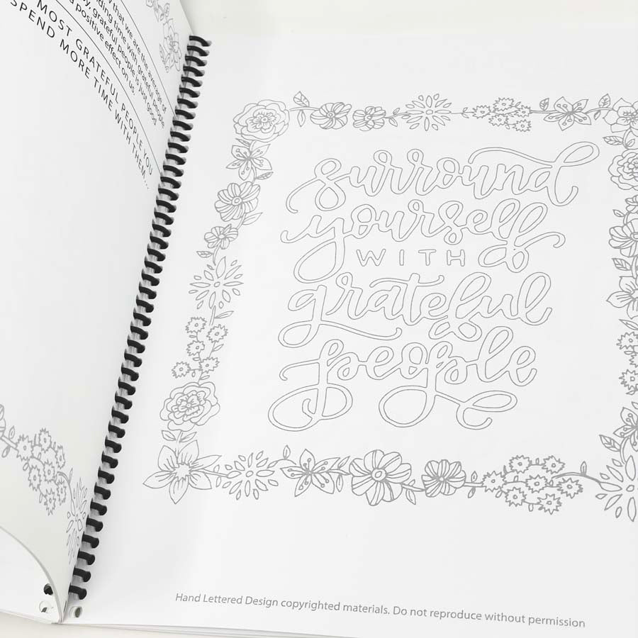 Creative Lettering Journal & Tracing Paper by List Funk - Gratitude Edition