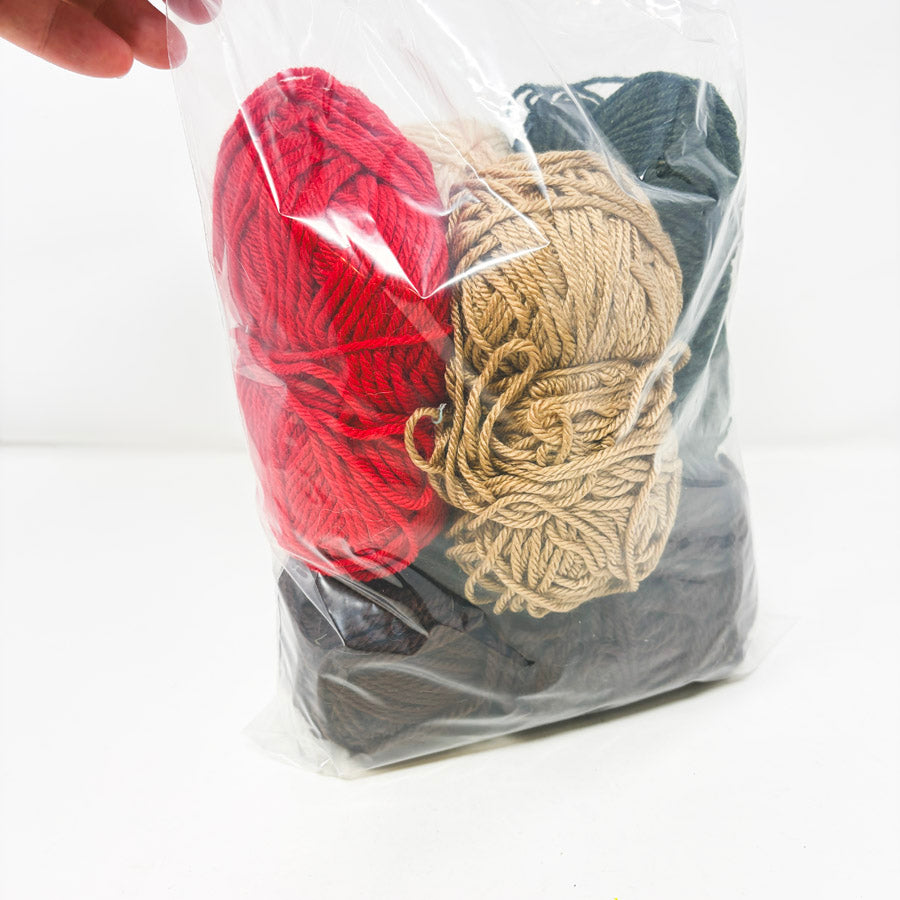 Country Christmas Yarn Remnant Bundle