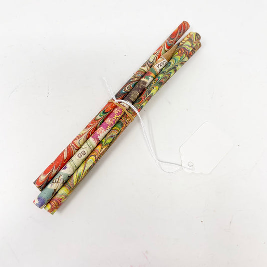 Decorative Paper Wrapped Pencils (5)