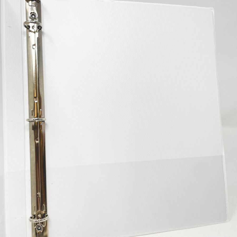 1" Three-Ring Binder - White