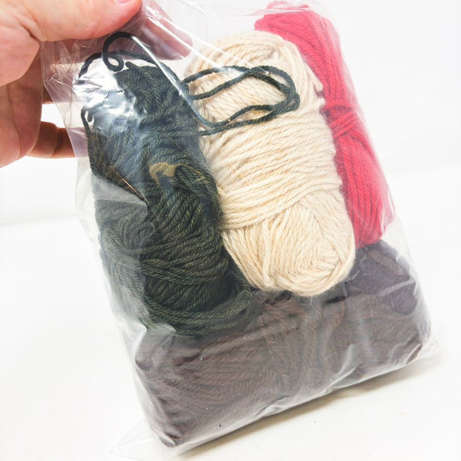 Country Christmas Yarn Remnant Bundle