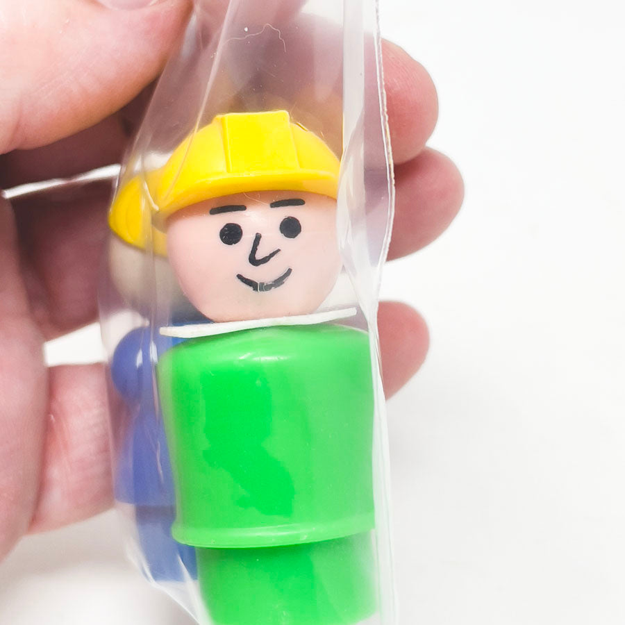Vintage Little People Toys - Man and Woman Set