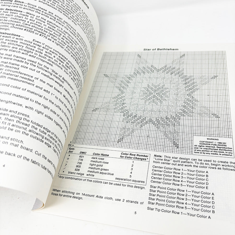 Country Quilts Cross-Stitch Pattern Booklet