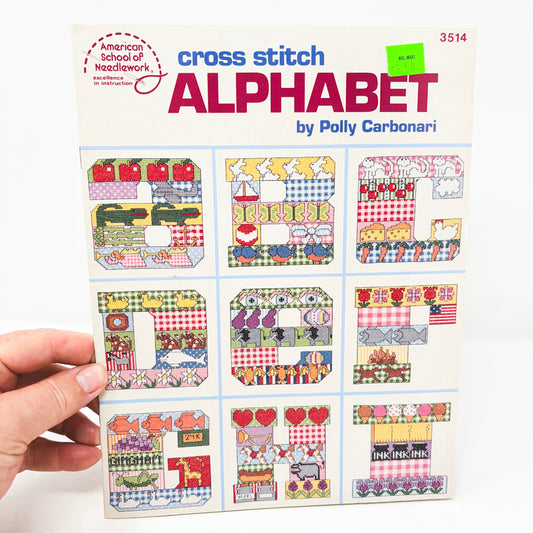 Cross-Stitch Aphabet Pattern Booklet by Polly Carbonari