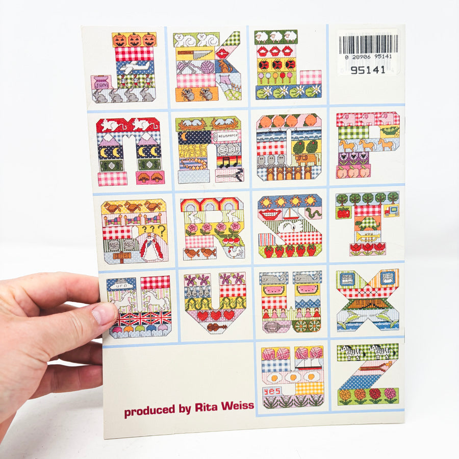 Cross-Stitch Aphabet Pattern Booklet by Polly Carbonari