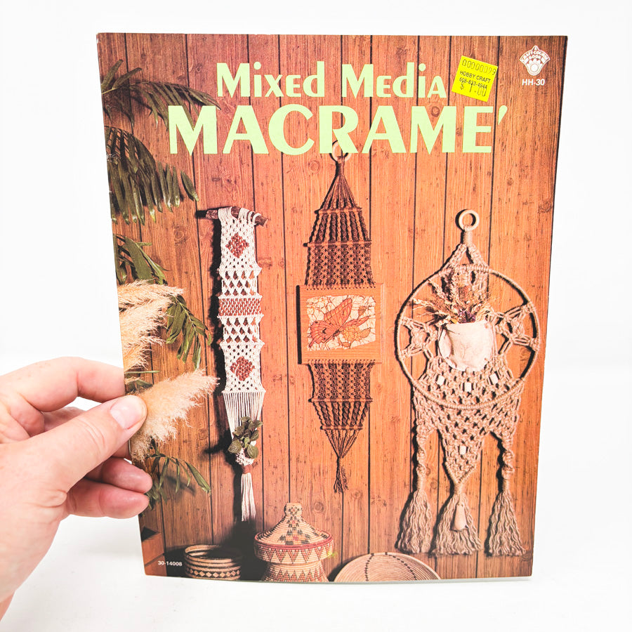 Mixed Media Macrame Booklet