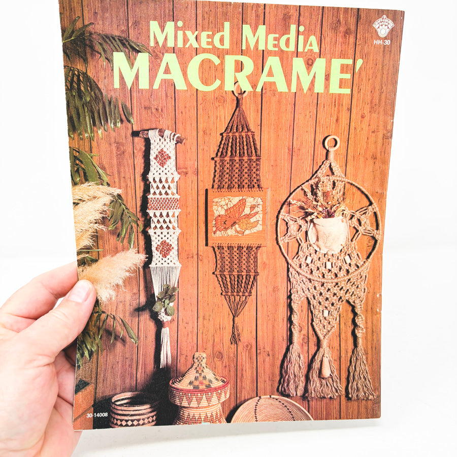 Mixed Media Macrame Booklet