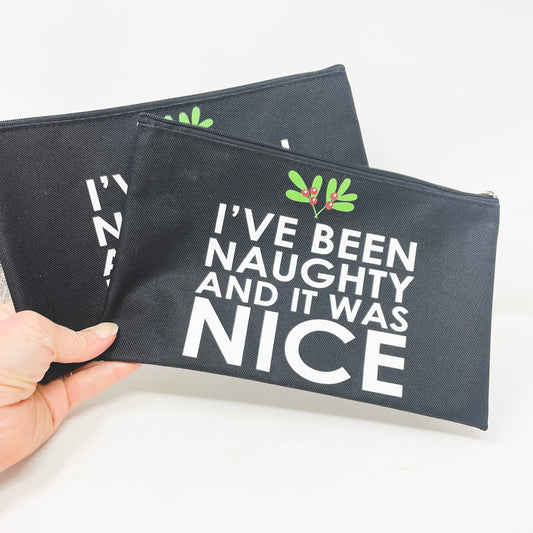 I've Been Naughty Zipper Pouch