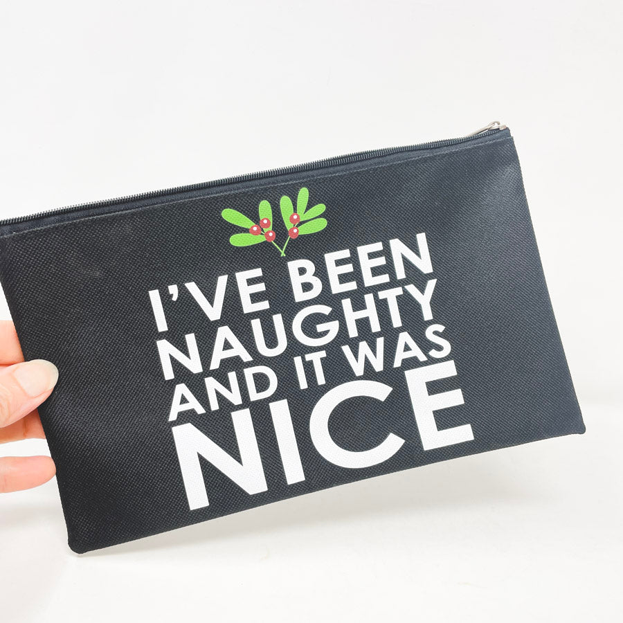 I've Been Naughty Zipper Pouch
