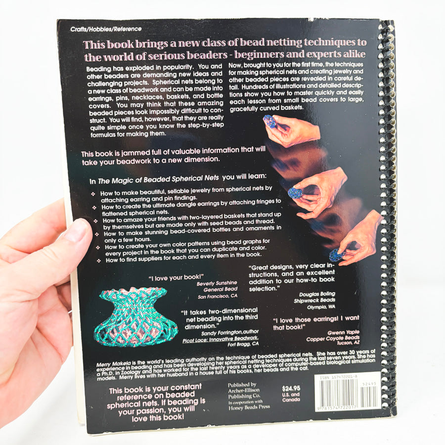 The Magic of Beaded Spherical Nets Book by Merry Makela