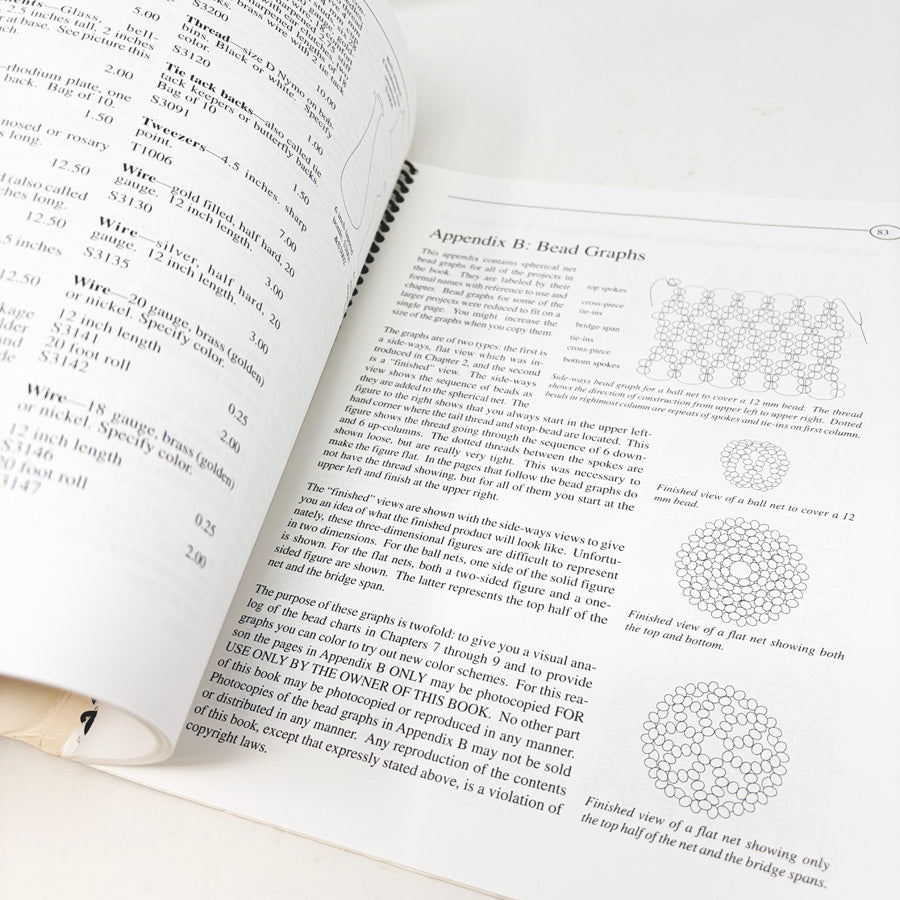 The Magic of Beaded Spherical Nets Book by Merry Makela