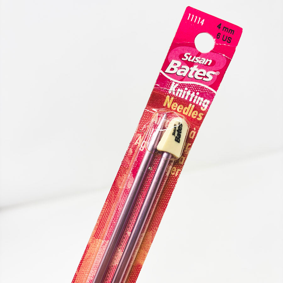 Susan Bates Aluminum Knitting Needles Size 6
