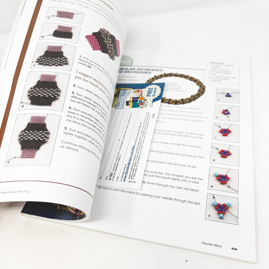 More Seed Bead Stitching Book by Beth Stone