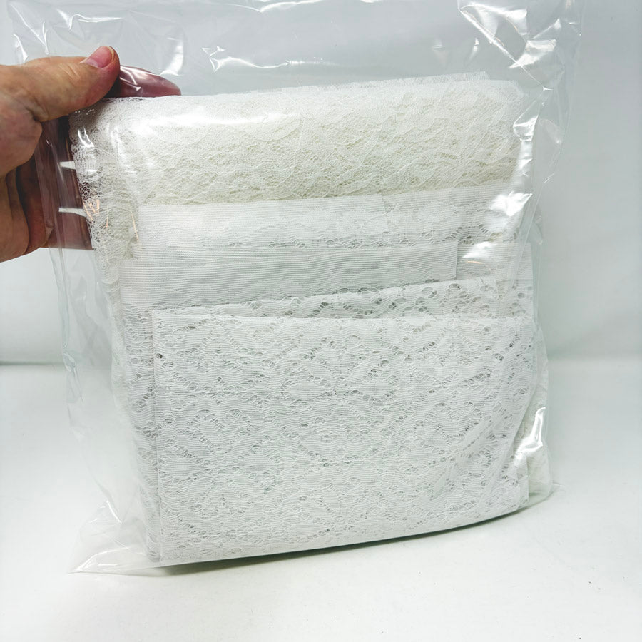 Large Assorted White/Off-White Lace Bundle