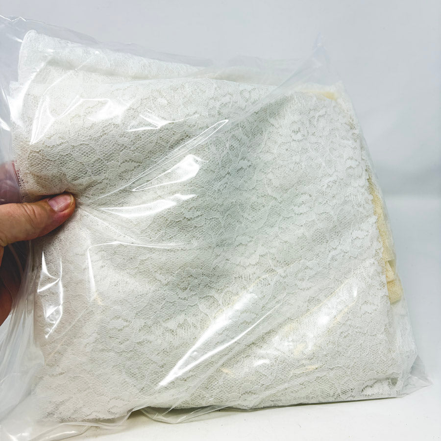 Large Assorted White/Off-White Lace Bundle