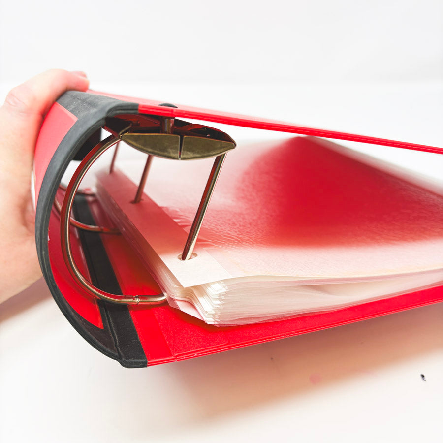 Staples Red 3-Ring Better Binder