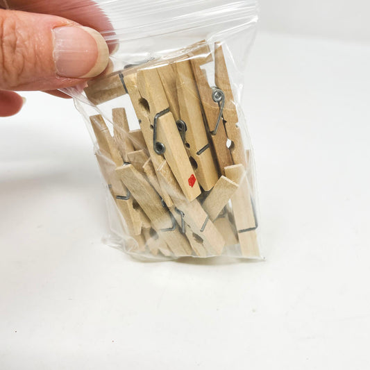 Bundle Small Wood Clothespins