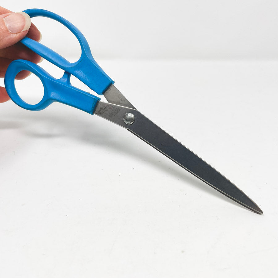 Blue Handled Long Scissors