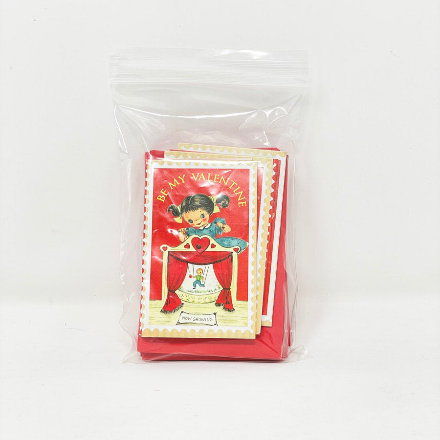 Teeny Valentine Cards (5) with Envelopes Bundle