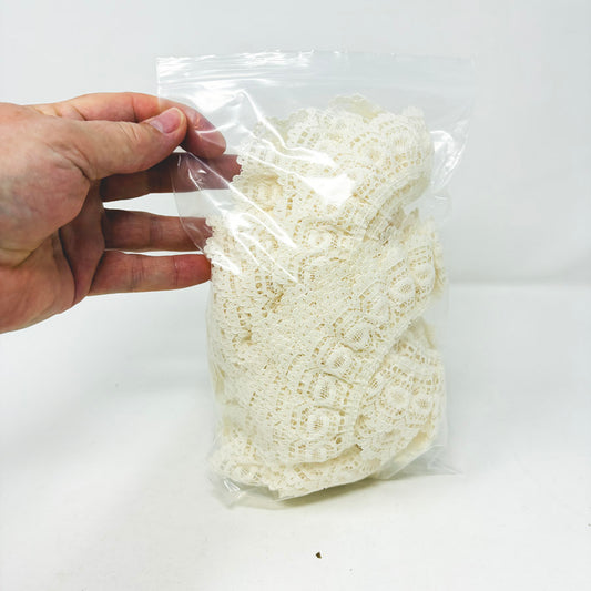 Frilly Off-White Lace