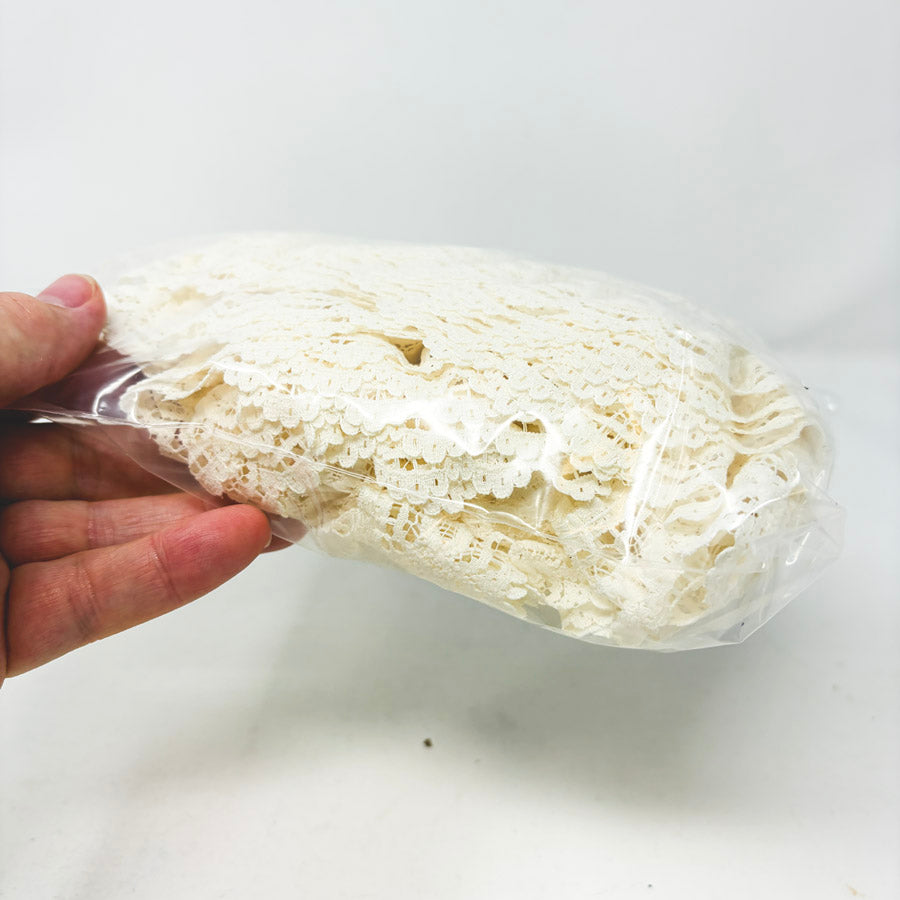 Frilly Off-White Lace