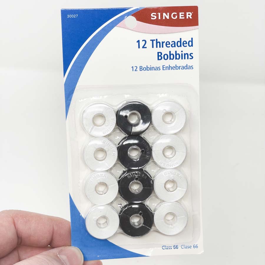 Threaded Singer Bobbins (12)