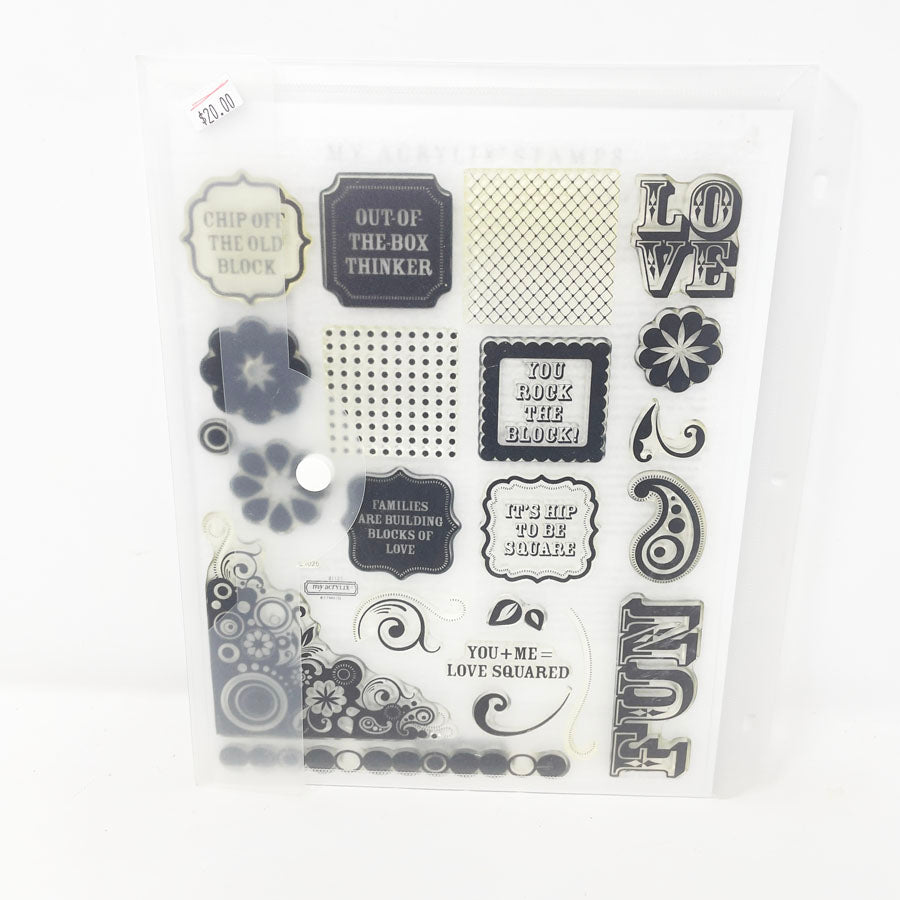 Rock the Block Stamp Set - Close To My Heart