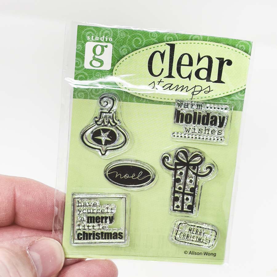 Studio G Clear Stamps - Holiday Motif