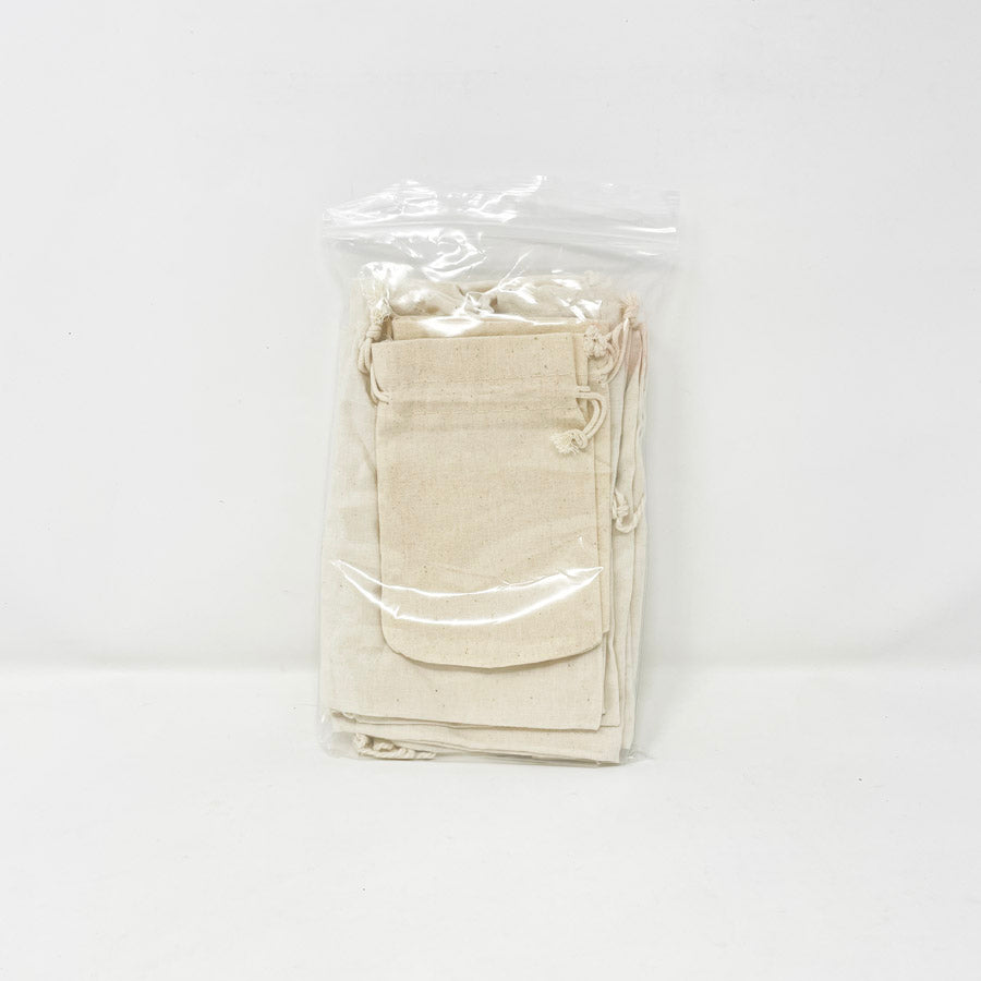 Natural Fabric Gift Bag Bundle